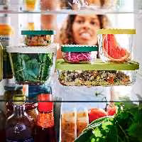 ظرف شیشه ای 5 عددی ایکیا مدل HAVSTOBIS