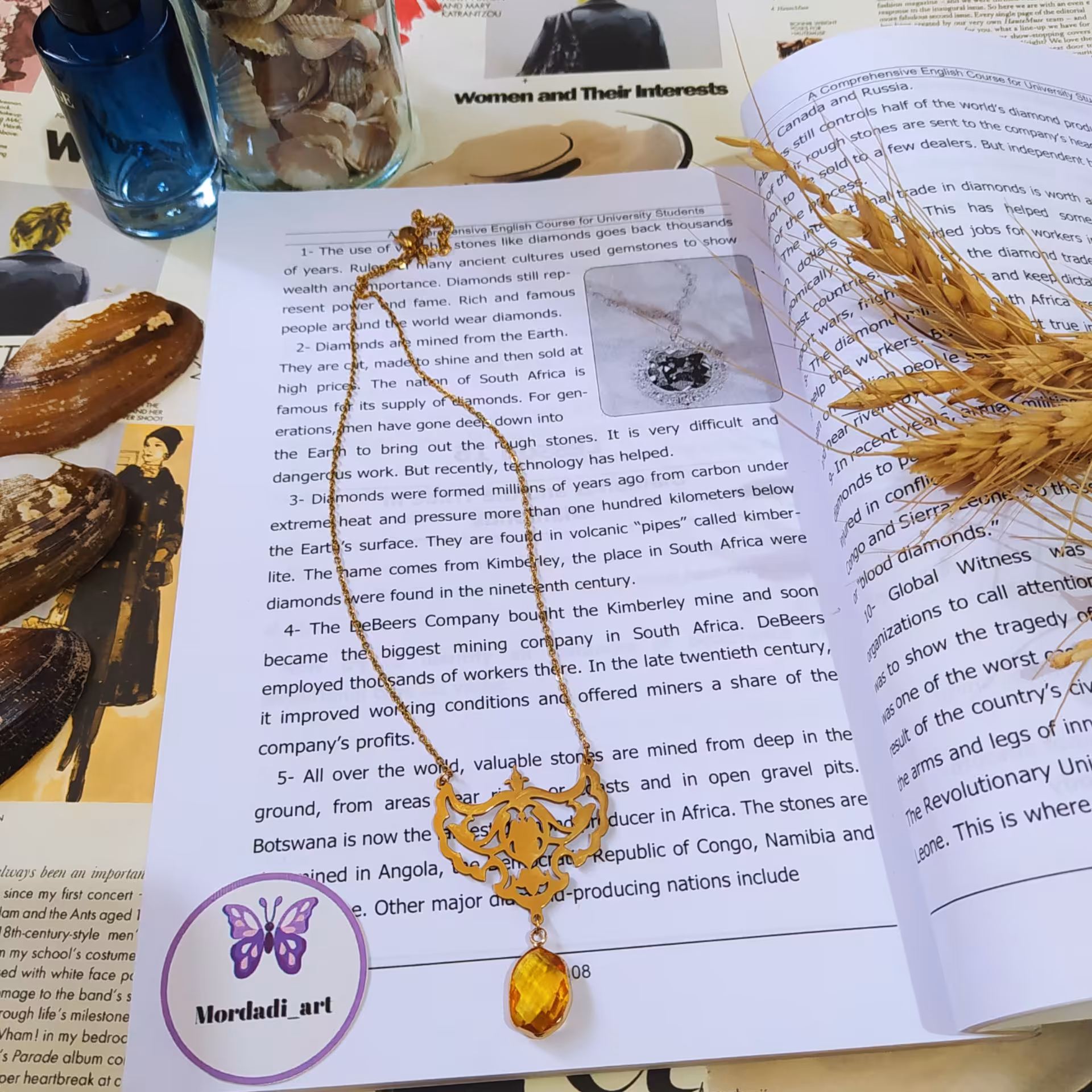 گردنبند اسلیمی استیل