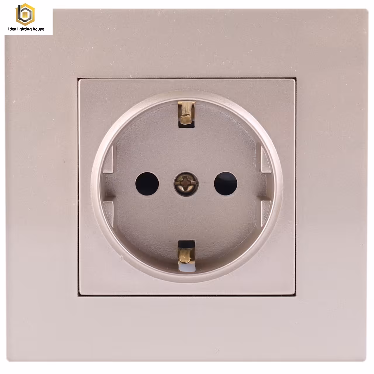 پریز ارتدار بژ کریستال جهان الکتریک بسته ده عددی