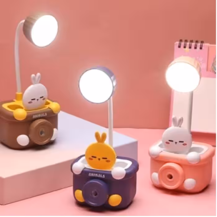 چراغ مطالعه شارژی طرح خرگوش جاقلمی و تراش دار

فانتزی بامزه جذاب 
