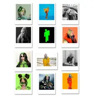 پولاروید طرح BILLIE EILISH مدل FH-2354 بسته 12 عددی 