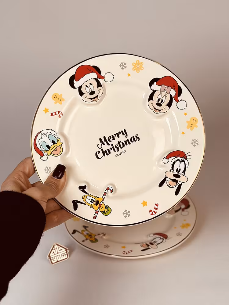 بشقاب طرح برجسته دیزنی Merry Christmas کد002314