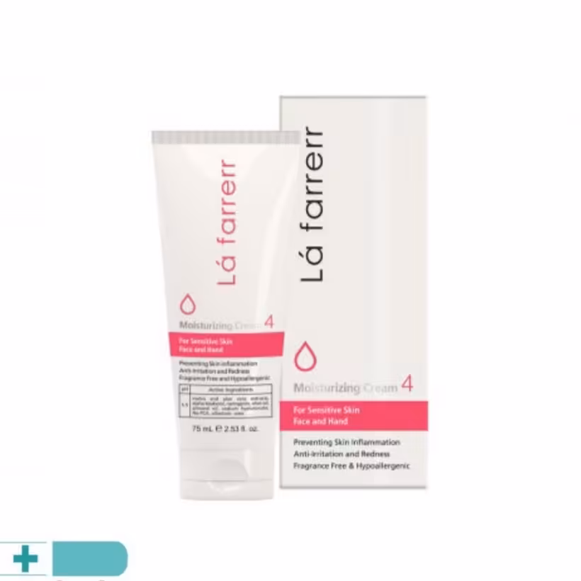 کرم آبرسان دست و صورت پوست حساس لافارر

