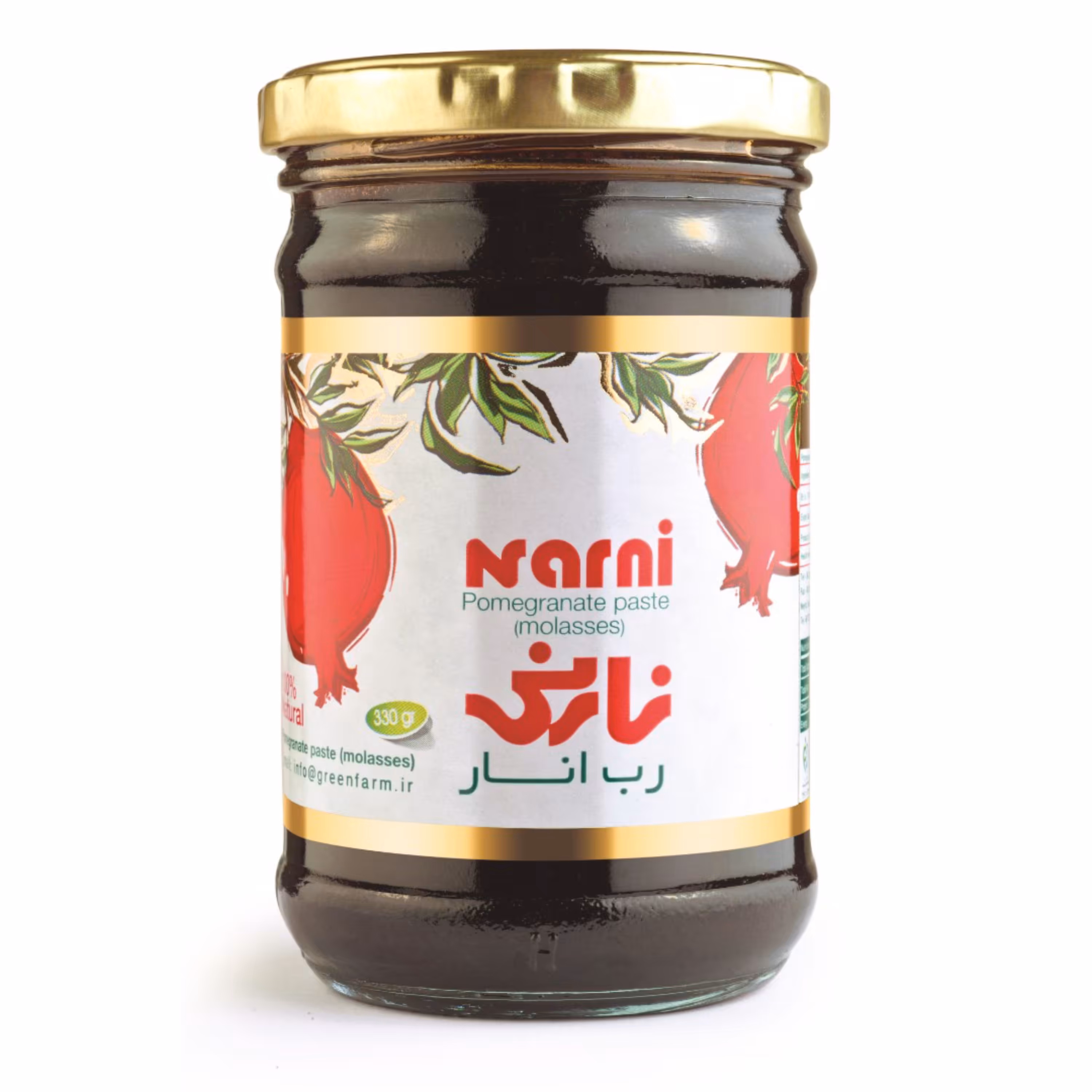 رب انار  نارنی  330 گرمی-نی ریز فارس ملس