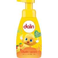 صابون فوم دست کودک با رایحه پرتقال و انبه 200 میلی دالین Dalin