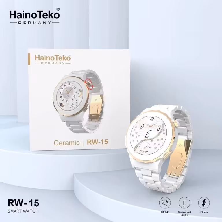 ساعت هوشمند سرامیکی و ضد آب هاینو تکو Haino teko Rw15