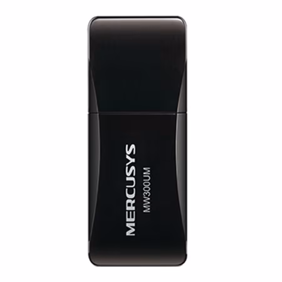 قیمت و خرید کارت شبکه USB بی‌سیم 300Mbps مرکوسیس مدل MW300UM | یاس ارتباط
