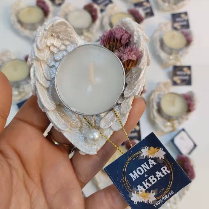 گیفت شمع زیبا پک20عددی خاص مناسب حنابندان و عروسی و نامزدی