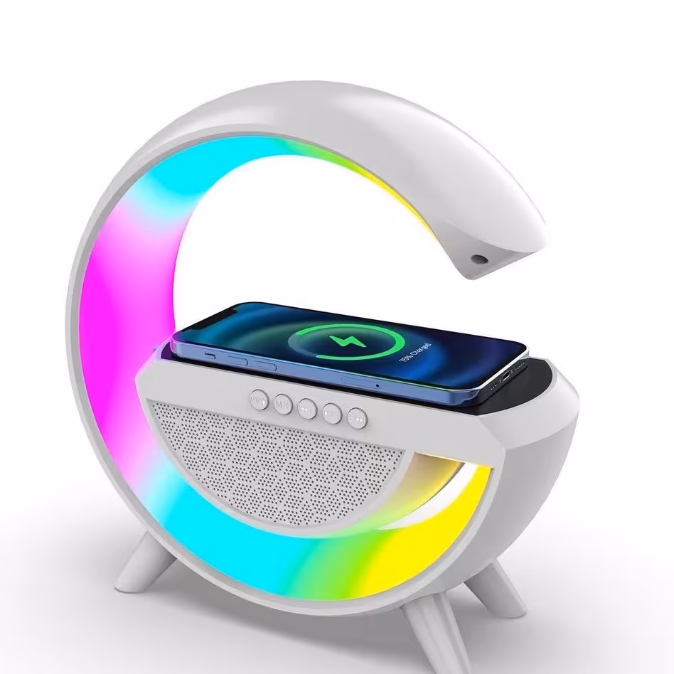 اسپیکر 3 کاره قابلیت شارژ   وایرلس برای تلفن همراه رینگ لایت هر 3 با هم رقص نور