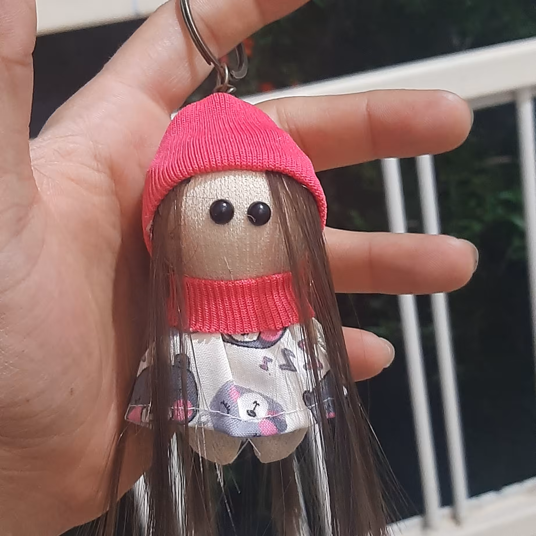 دسته کلید عروسک روسی 8 سانتی نقلی18000تومنی