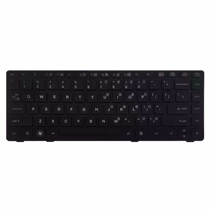 کیبورد لپ تاپ اچ پی مدل EliteBook 8460B 6460B مشکی بدون ماوس با فریم