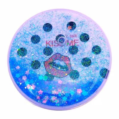 آینه جیبی مدل آکواریومی طرح لب 06