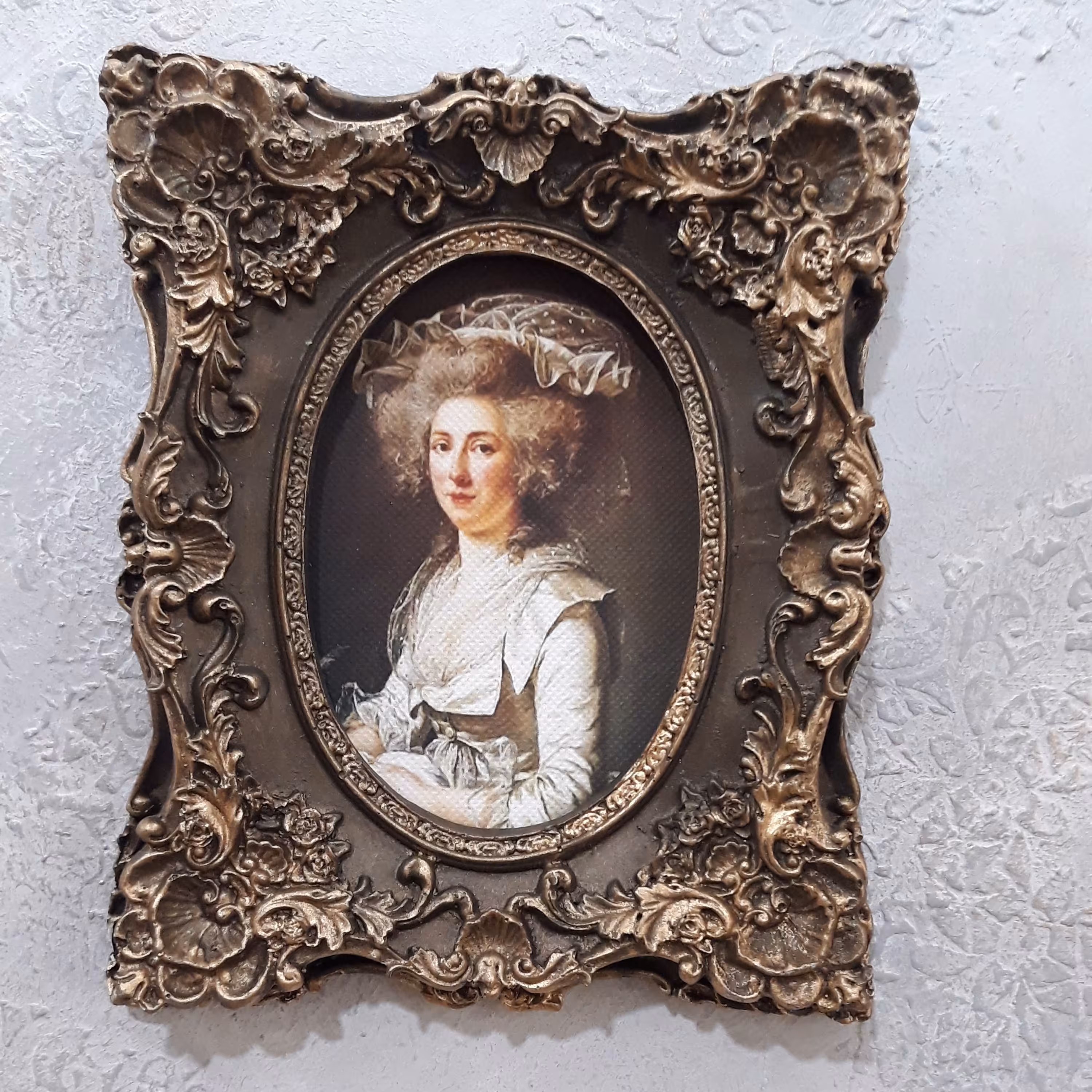 تابلو مستطیل کوچک 20 در 25 سانتی متر قهوه ای