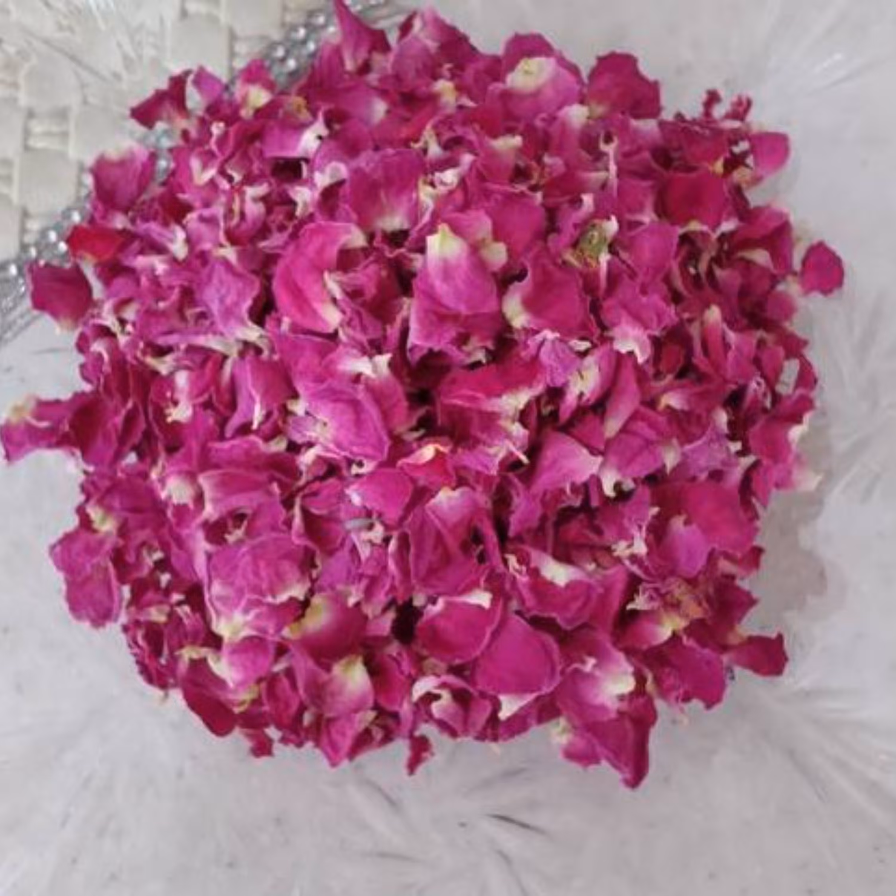 برگ گل محمدی خشک و معطر (گلسرخ) 80گرمی غرفه آجیل خشک بار مهران 