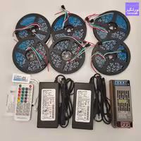 ریسه نواری فول کالر RGB موزیکال هوشمند گیمینگ 30 متری