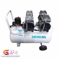 کمپرسور باد 2موتوره 4 سیلندر سایلنت 50 لیتری زیمنس با شیر برقی