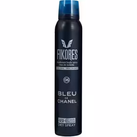 اسپری بدن نانو فیکورس مدلBlue de chanel بمب شل حجم 200میلی لیتر | nanashopp