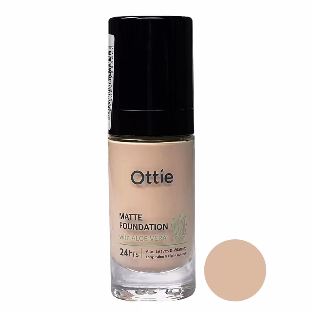 کرم پودر مات اوتی  24 ساعته حاوی آلوئه وراش 104حجم 30ml شهرکالا