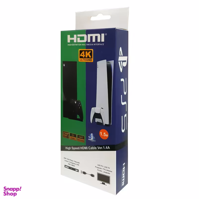کابل HDMI 4K سونی مخصوص PS5 طول 1.5 متر