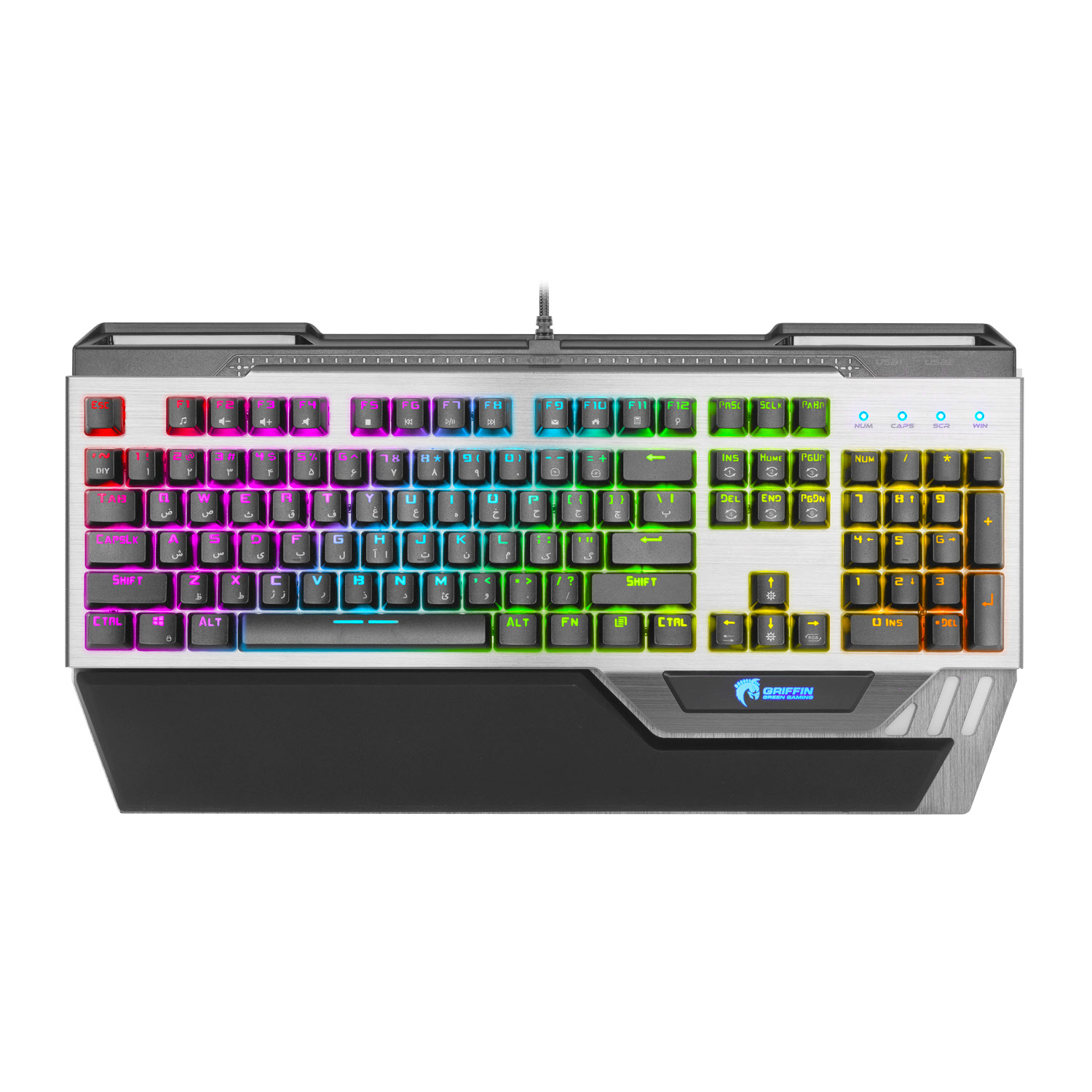 کیبورد گیمینگ گرین GK 803 RGB