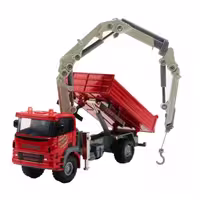 ماکت ماشین مدل جینگ بنگ کامیون کمپرسی جرثقیلی کد 86009