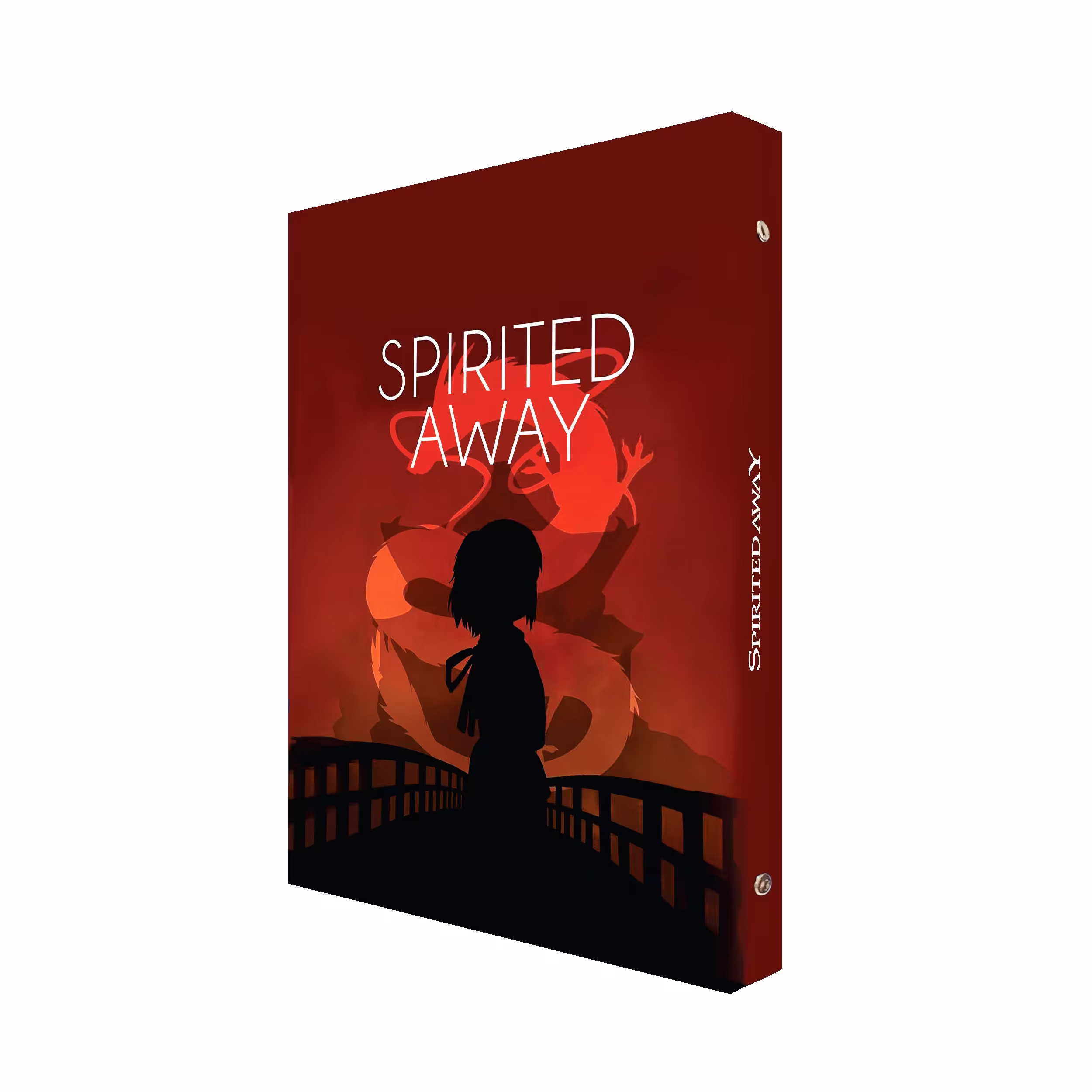 دفتر کلاسوری 100 برگ پدیده نقش مدل انیمه طرح شهر اشباح کد 01