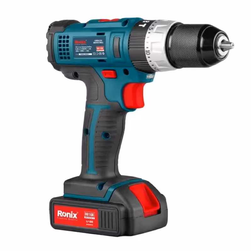 کیت دریل پیچ گوشتی شارژی 16ولت رونیکس مدل 8616k
