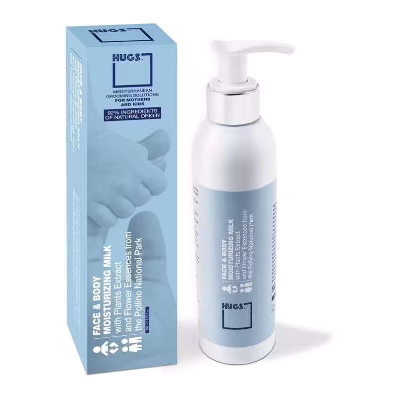 لوسیون صورت و بدن نوزاد 200 میلی لیتر هاگز Hugs
