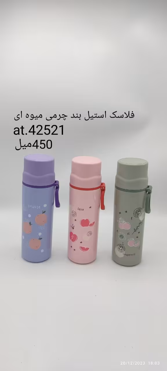 فلاسک طرح میوه ای 450 میل 2543