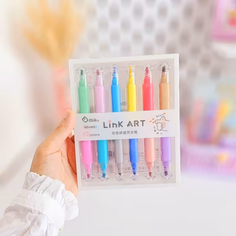 هایلایتر فانتزی 12 رنگ