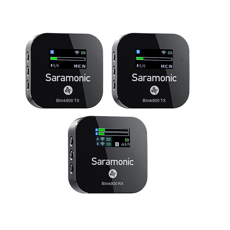 میکروفون بی سیم سارامونیک مدل Saramonic Wireless Microphone System Blink900 B2