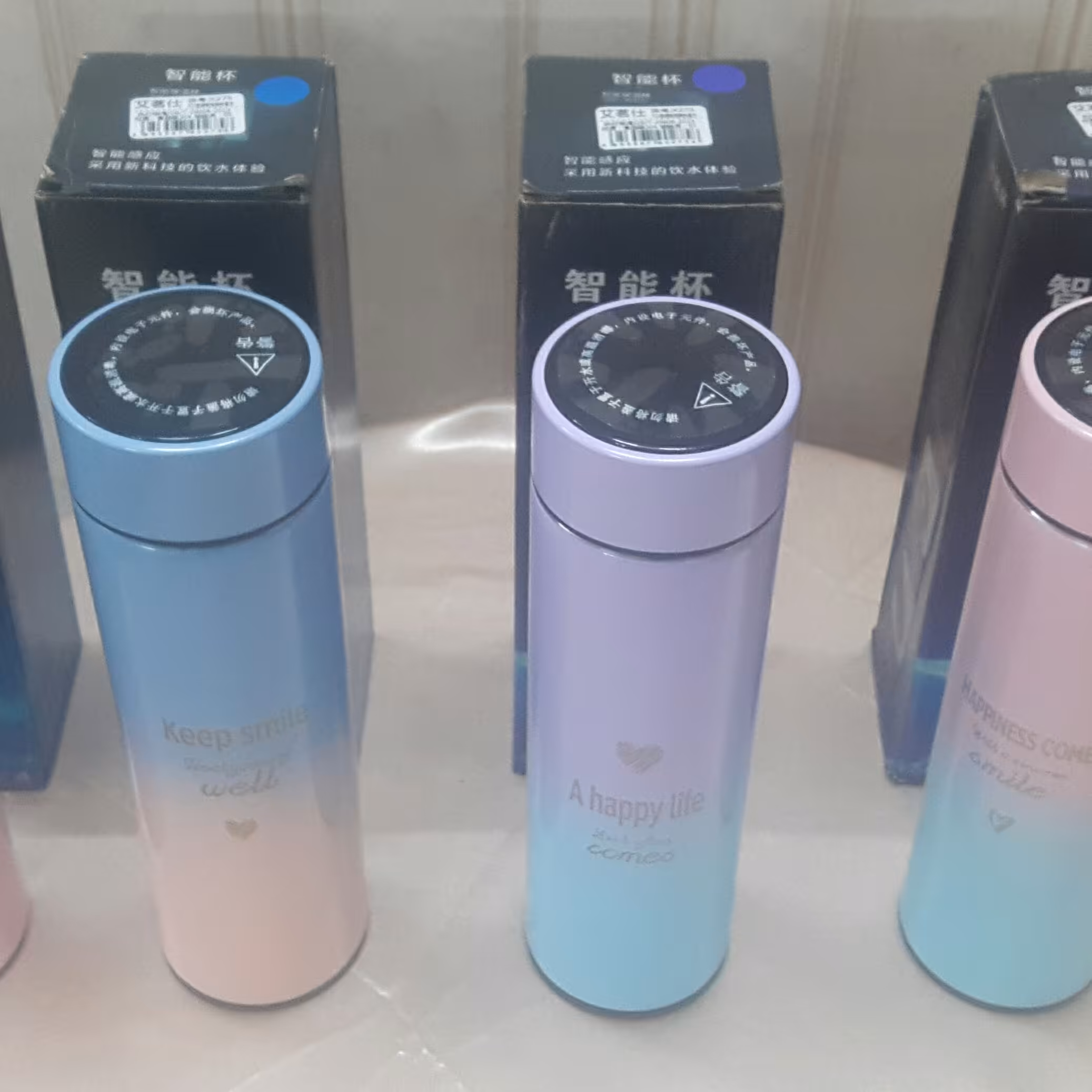 فلاسک قلمی داخل استیل نیم لیتر 304در 4 رنگ زیبا