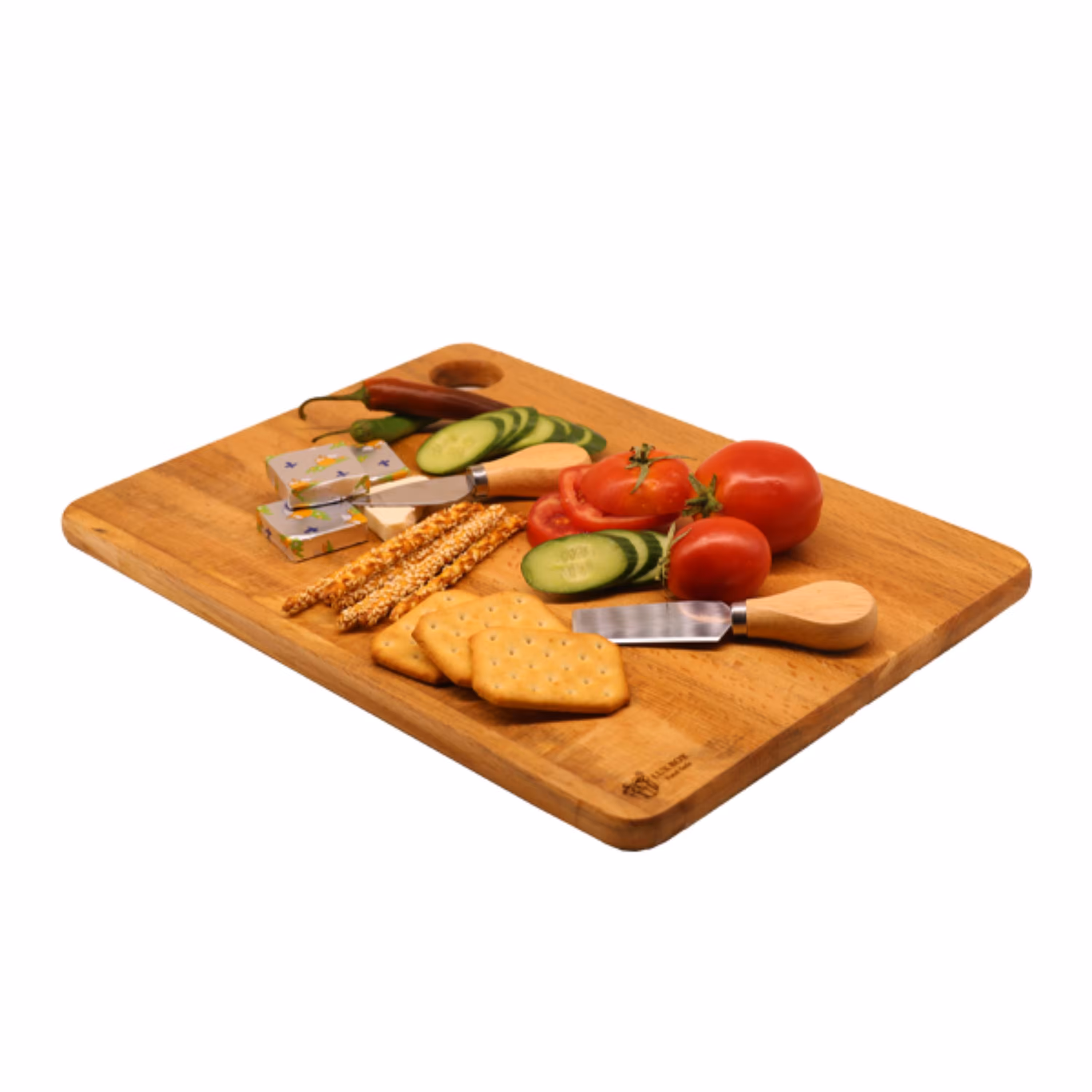 تخته سرو پذیرایی چوب راش سایز بزرگ کد LB590