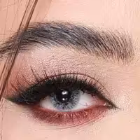 لنز چشم هرا سالانه رنگ طوسی روشن