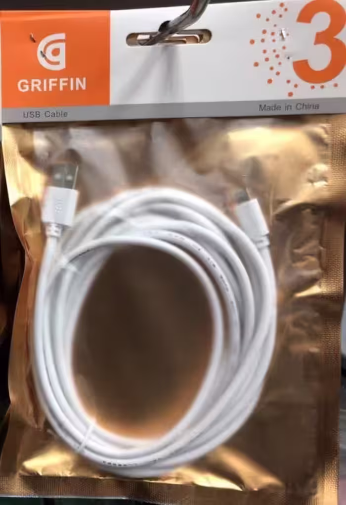 کابل دیتای میکرو USB اورجینال 3 متری GRIFFIN
