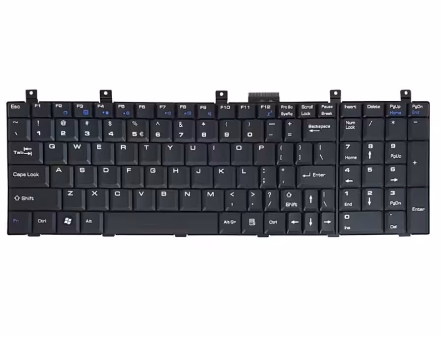 کیبورد لپ تاپ ام اس آی مدل CX600 M1683 مشکی