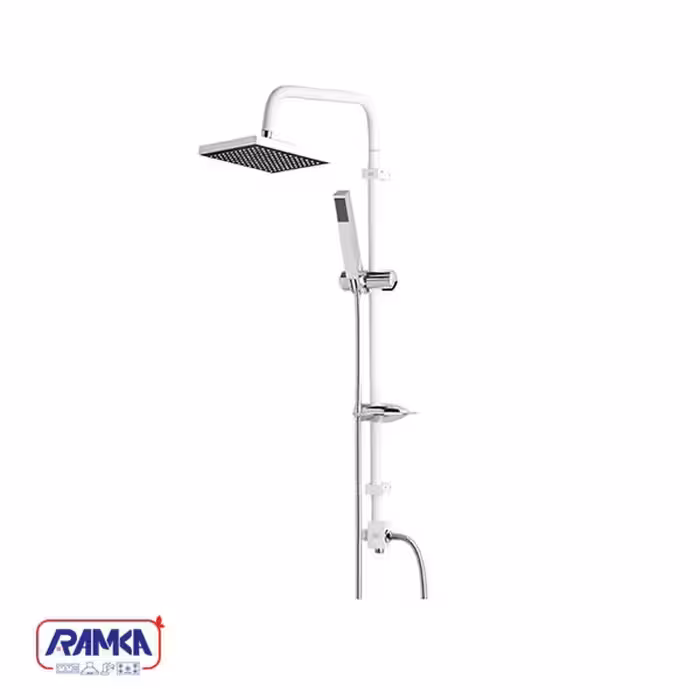 علم دوش kwc مدل دوپارچه اوراکل s مربع سفید