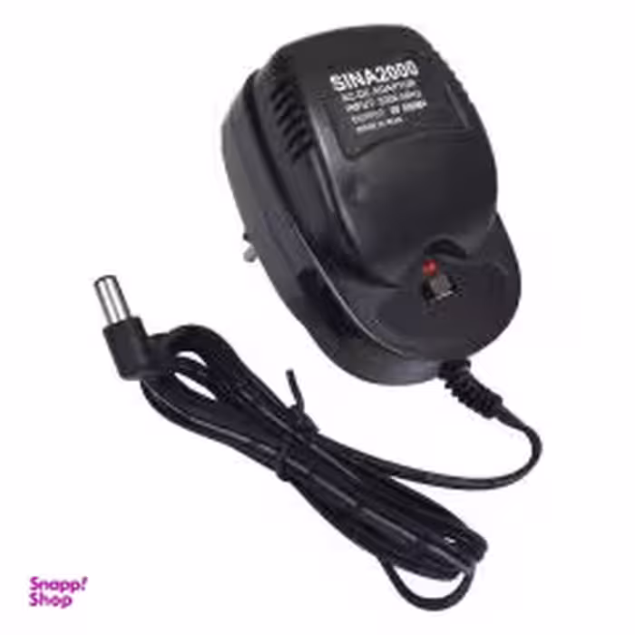 آداپتور 6 ولت 500 میلی آمپر سینا 2000 مدل LLA6