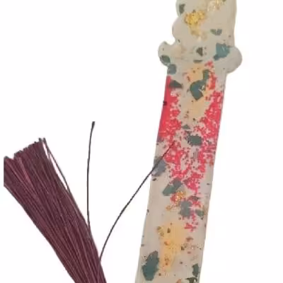 مارک بوک دستساز رزینی تلفیقی از چندرنگ