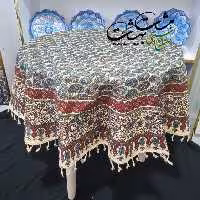 سفره قلمکار  گرد 120 سانتی صادراتی برند زابلیان