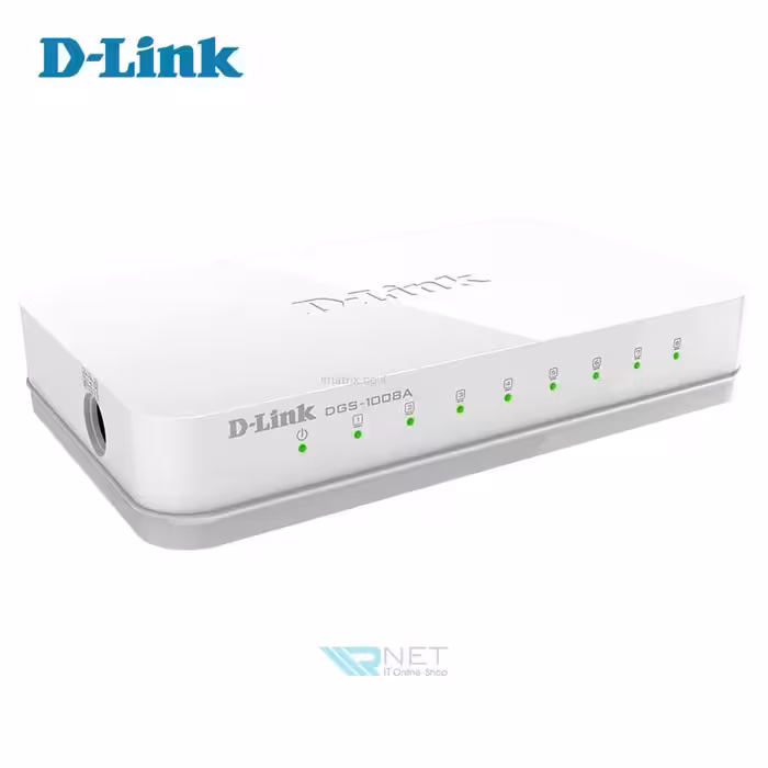سوئیچ شبکه 8 پورت گیگابیت دی لینک مدل D-Link DGS-1008A