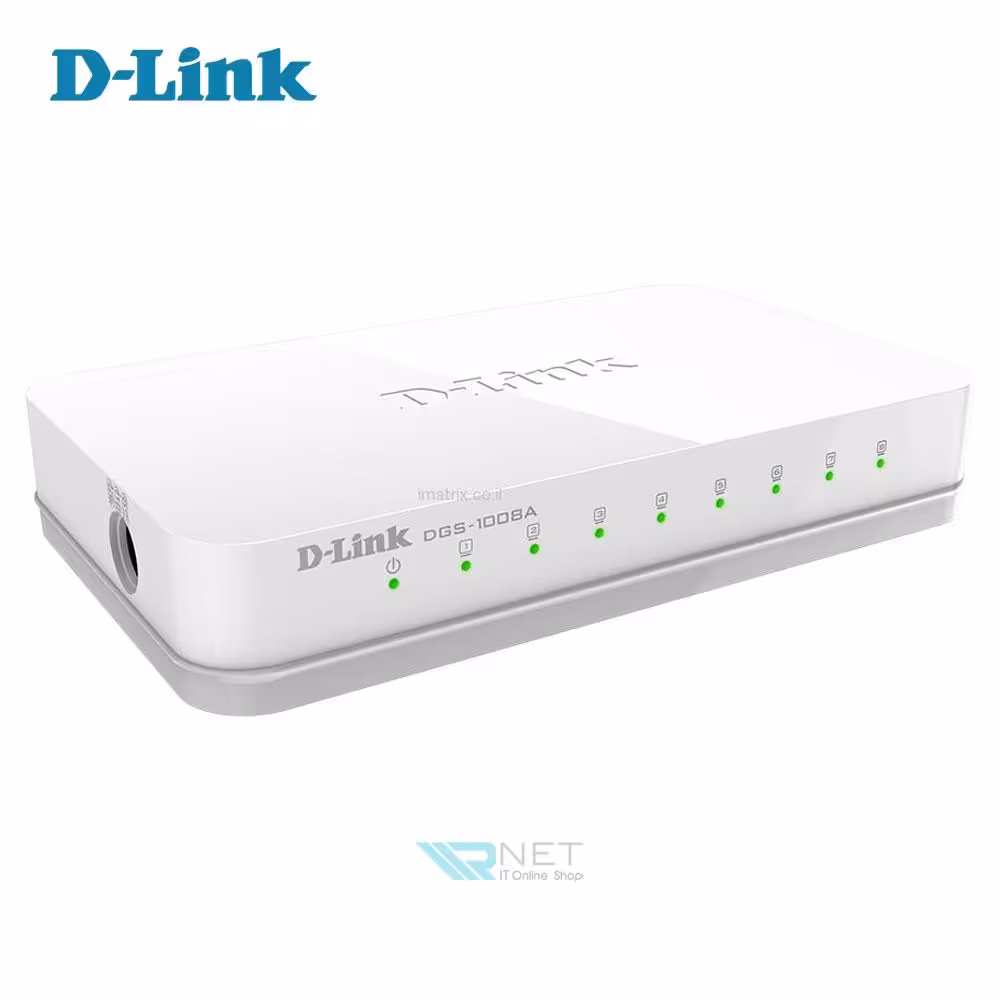 سوئیچ شبکه 8 پورت گیگابیت دی لینک مدل D-Link DGS-1008A
