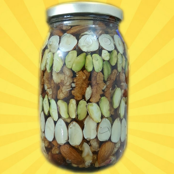 عسل چهار مغز اعلاء(580 گرم خالص)