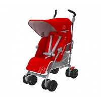 کالسکه عصایی مک لارن مدل تکنو ایکس تی قرمز نقره ای Maclaren Techno XT