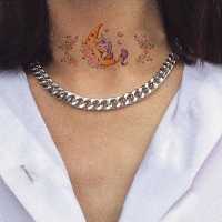 گردنبند کارتیر رنگ ثابت نقره ای