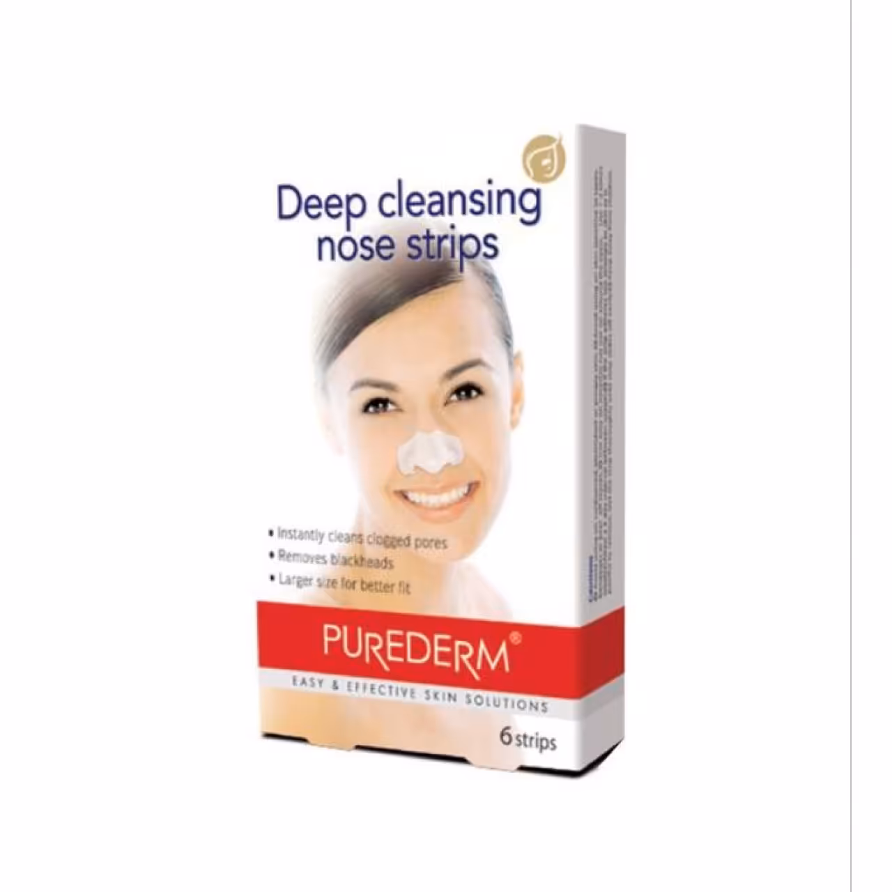 چسب‌ پاک کننده بینی پیوردرم مدل Deep Cleansing بسته 6 عددی