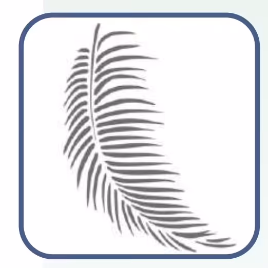 شابلون طرح برگ سوزنی کد 477سایز 40 در 60 