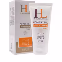 کرم ضد آقتاب رنگی اچ ال مدل SPF50 مناسب انواع پوست حجم 50 میلی لیتر  