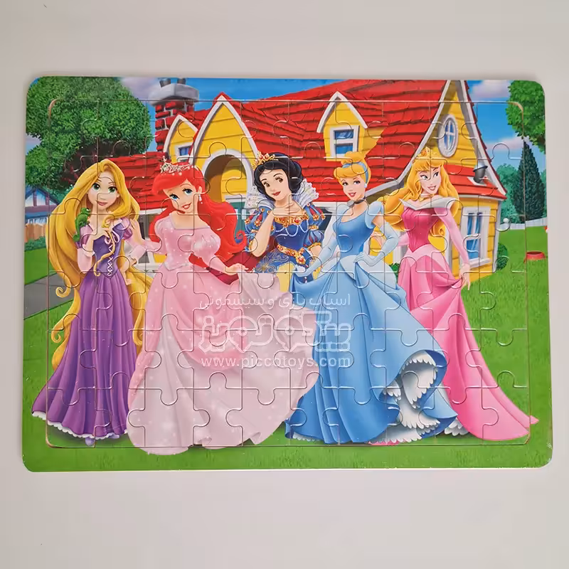 پازل چوبی کودک مدل  پرنسس های دیزنی کد 4324381