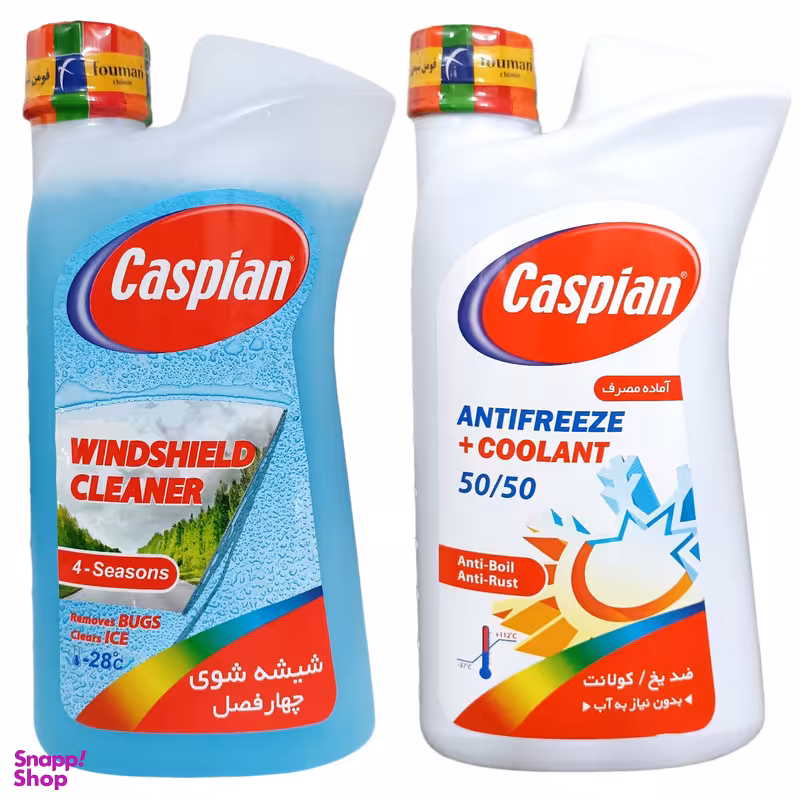 ضدیخ و شیشه شوی کاسپین مدل S334 وزن 1 کیلوگرم بسته 2 عددی